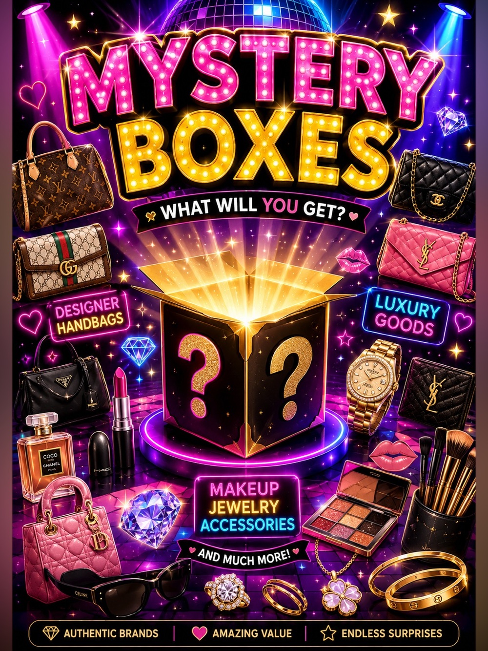 Live Show Only!!!! Mystery Boxes - Picture 1 of 1